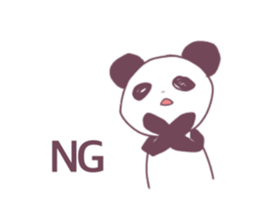 cute panda* sticker #12266412
