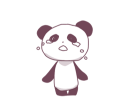 cute panda* sticker #12266421