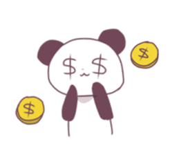 cute panda* sticker #12266422