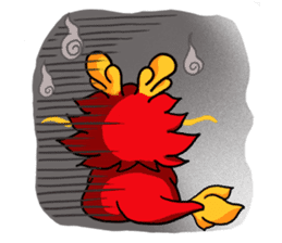 Chaos dragon balls sticker #12266481