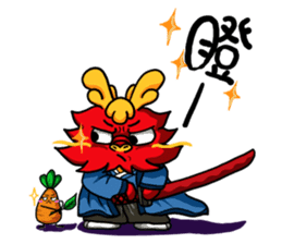 Chaos dragon balls sticker #12266485