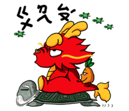 Chaos dragon balls sticker #12266488