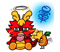 Chaos dragon balls sticker #12266509