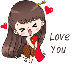 Boobib Retro Girl sticker #12266678