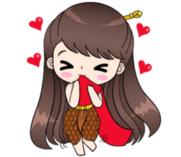 Boobib Retro Girl sticker #12266680