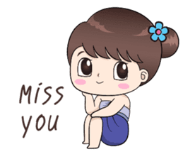 Boobib Retro Girl sticker #12266683