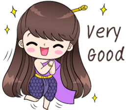 Boobib Retro Girl sticker #12266686