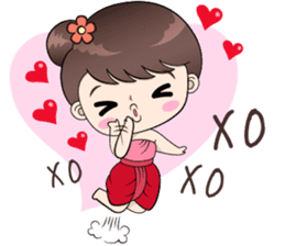 Boobib Retro Girl sticker #12266690