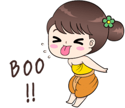 Boobib Retro Girl sticker #12266691