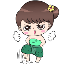 Boobib Retro Girl sticker #12266692