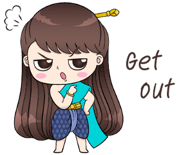 Boobib Retro Girl sticker #12266695