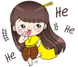 Boobib Retro Girl sticker #12266697