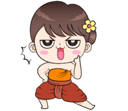 Boobib Retro Girl sticker #12266699