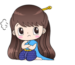 Boobib Retro Girl sticker #12266702