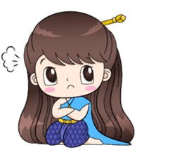 Boobib Retro Girl sticker #12266702