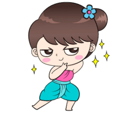 Boobib Retro Girl sticker #12266707