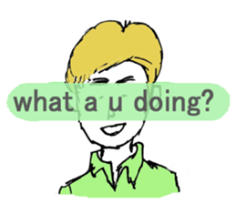 LOVE STORY English ver. sticker #12268478