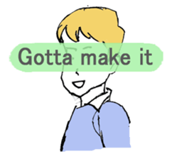 LOVE STORY English ver. sticker #12268485