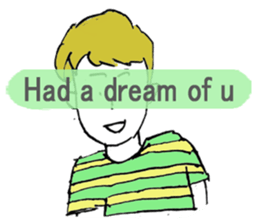 LOVE STORY English ver. sticker #12268486