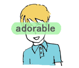 LOVE STORY English ver. sticker #12268489