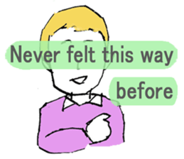 LOVE STORY English ver. sticker #12268490