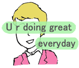 LOVE STORY English ver. sticker #12268492