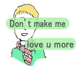 LOVE STORY English ver. sticker #12268493