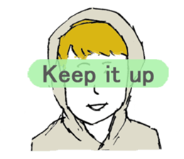 LOVE STORY English ver. sticker #12268494