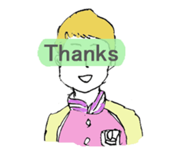 LOVE STORY English ver. sticker #12268497