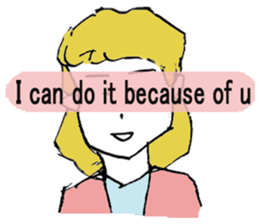 LOVE STORY English ver. sticker #12268501