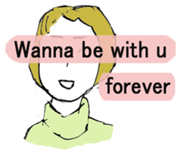 LOVE STORY English ver. sticker #12268504