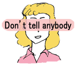 LOVE STORY English ver. sticker #12268505