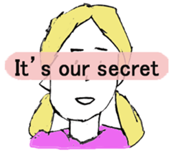 LOVE STORY English ver. sticker #12268507