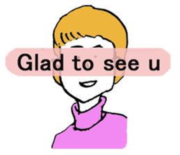 LOVE STORY English ver. sticker #12268510