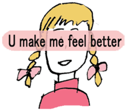 LOVE STORY English ver. sticker #12268515