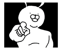 Something Moving Sucks Rabbit sticker #12268966