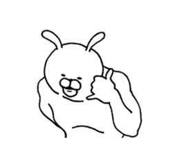 Something Moving Sucks Rabbit sticker #12268969