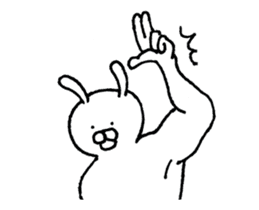 Something Moving Sucks Rabbit sticker #12268973