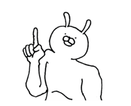 Something Moving Sucks Rabbit sticker #12268974