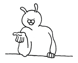 Something Moving Sucks Rabbit sticker #12268976