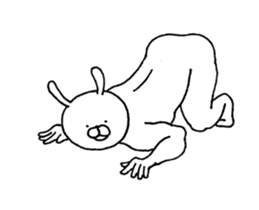 Something Moving Sucks Rabbit sticker #12268977