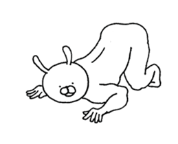 Something Moving Sucks Rabbit sticker #12268977