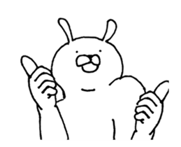 Something Moving Sucks Rabbit sticker #12268982