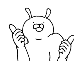 Something Moving Sucks Rabbit sticker #12268982