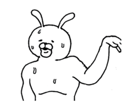 Something Moving Sucks Rabbit sticker #12268986