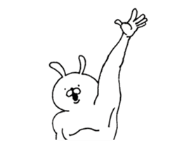 Something Moving Sucks Rabbit sticker #12268988