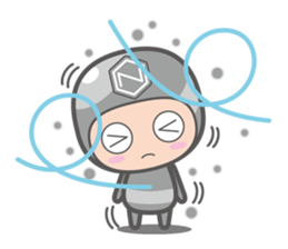 Blue and Green and White Fairies sticker #12269274