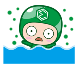 Blue and Green and White Fairies sticker #12269287