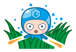 Blue and Green and White Fairies sticker #12269288