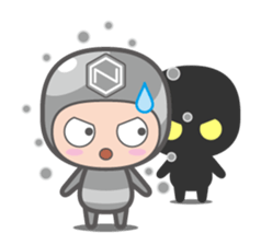 Blue and Green and White Fairies sticker #12269293